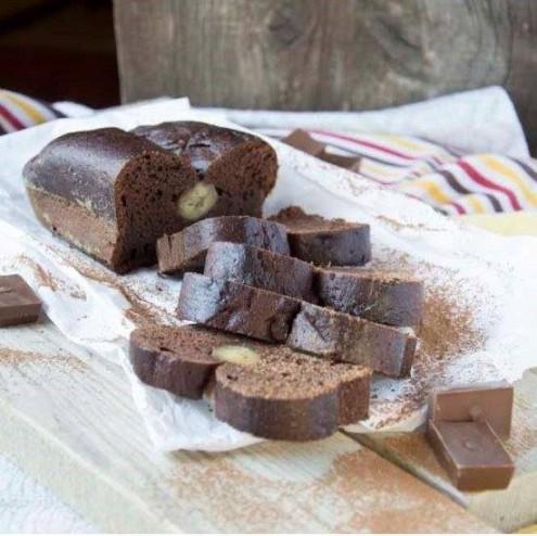 Шоколадно-банановый кекс, 500 гр.
