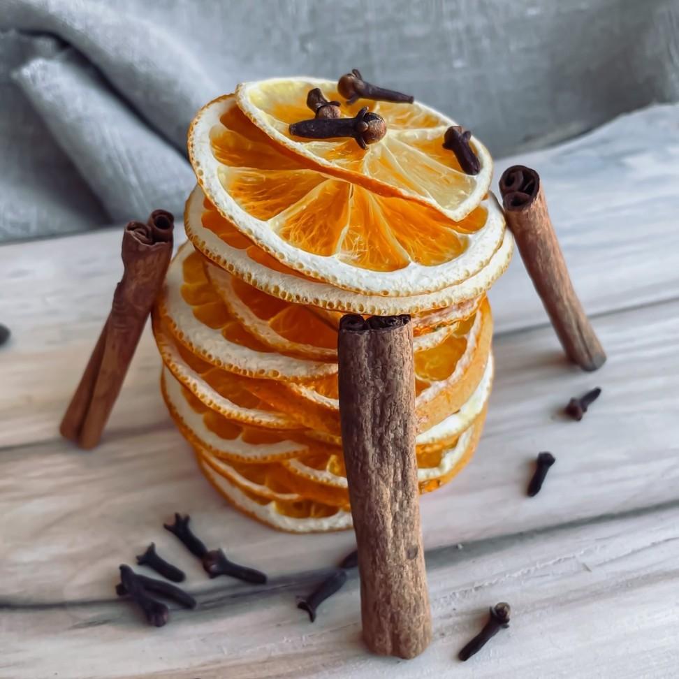 Фруктовые чипсы апельсин-корица, 50 гр.