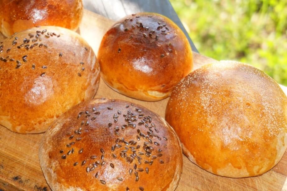 Булочки для гамбургеров, 100 гр.