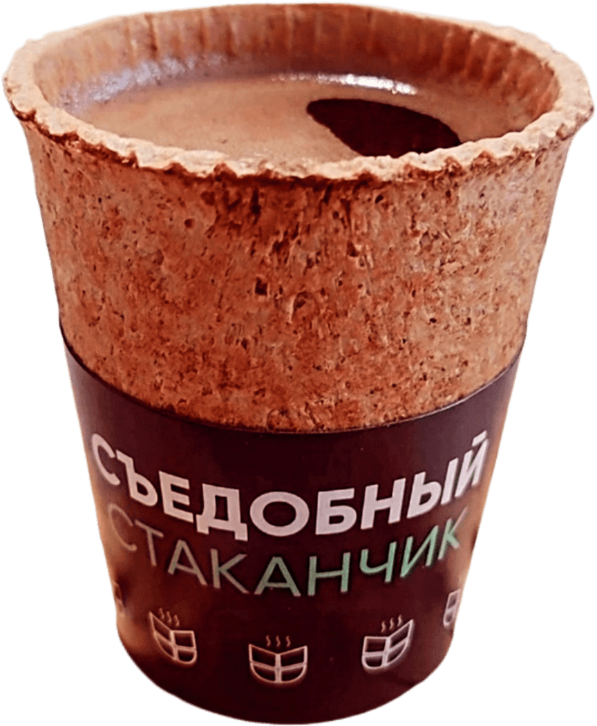 Стаканчики съедобные для кофе
