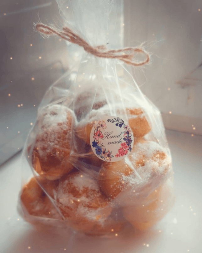 Пончики берлинские со сгущенкой, 1 кг.