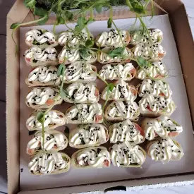 Лаваш с форелью