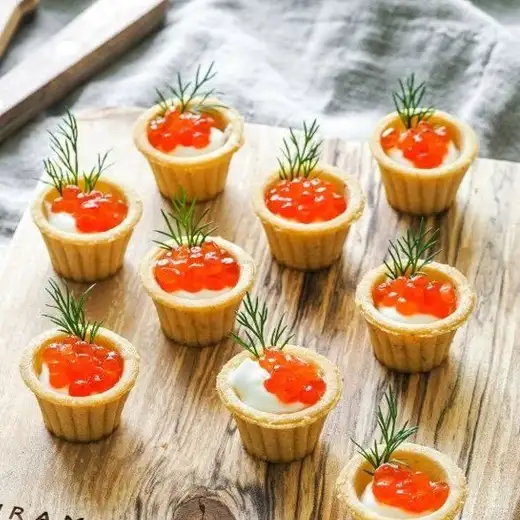 Мини-тарталетки с икрой или форелью фото 2