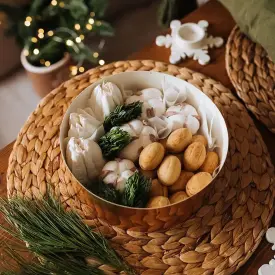 Набор рождественско-новогодний Орешки-зефир