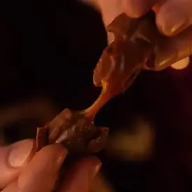 Конфеты «Орешек» с карамелью и пеканом, 12 шт.