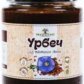 Урбеч из темного льна, «Мералис» 230 гр. РФ