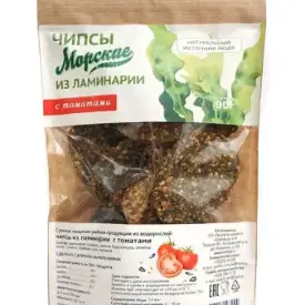 Морские чипсы из ламинарии, 90 г, в ассортименте