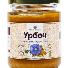 Урбеч из золотистого льна, «Мералис» 230 гр. РФ