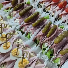 Бокс ветчинных рулетиков