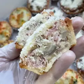 Мини-киши с беконом