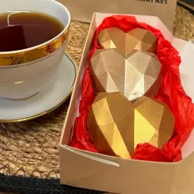 Дубайский шоколад «Сердце», 3 шт.