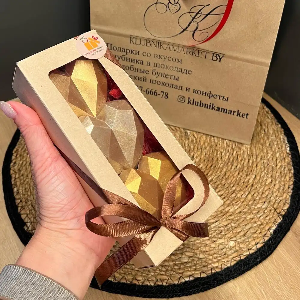 Дубайский шоколад «Сердце», 3 шт. фото 3