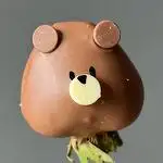 Букет из клубники в шоколаде «Персонажи», 7 ягод фото 2