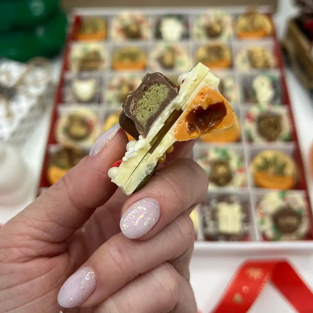 Новогодний «Адвент-календарь» на 30 конфет с заданиями фото 2