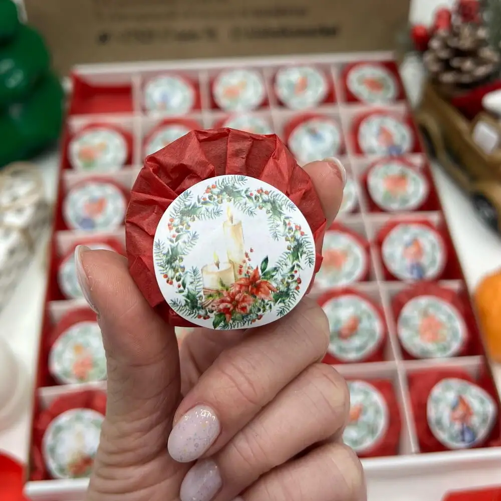 Новогодний «Адвент-календарь» на 30 конфет с заданиями фото 3