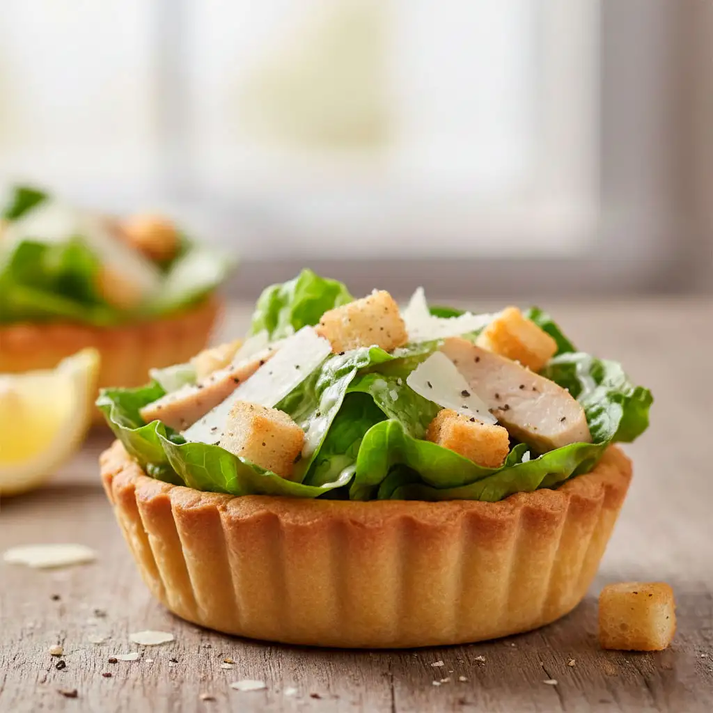 Тарталетки с салатом
