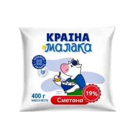 Сметана «Краина малака» 19%