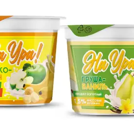 Продукт йогуртный пастеризованный «На УРА!» м.д.ж.1,5%