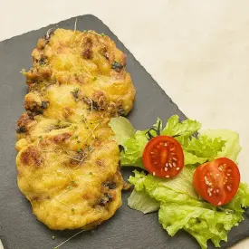 Мясо, запеченное с грибами