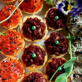 Мини тарталетки песочные в  ассортименте