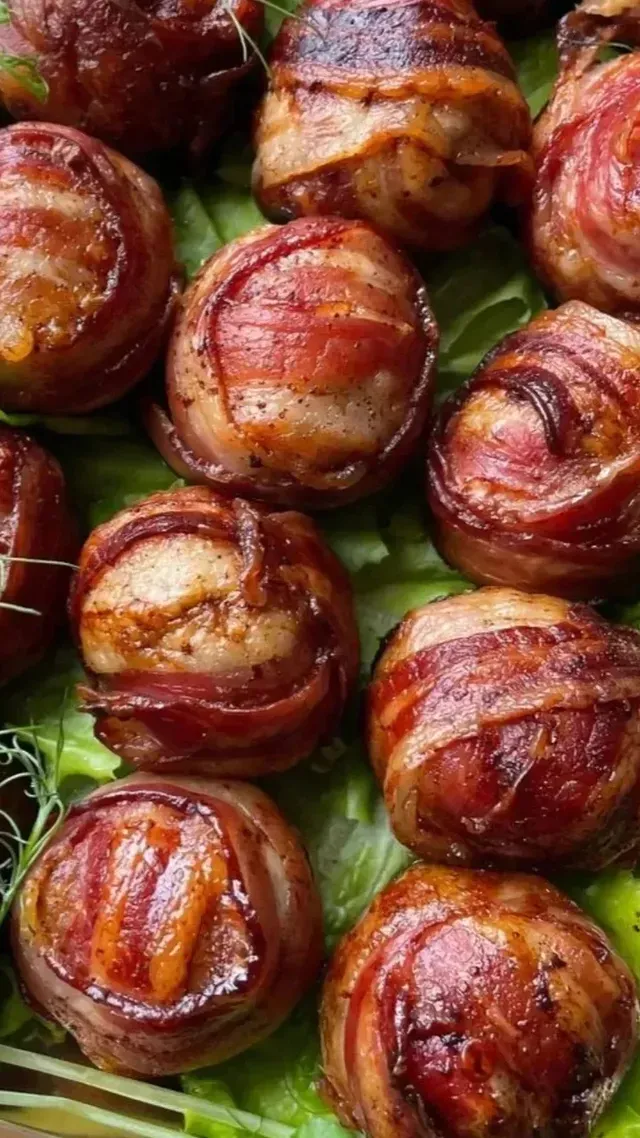 Мясные шарики с сыром в беконе, 1кг. фото 2