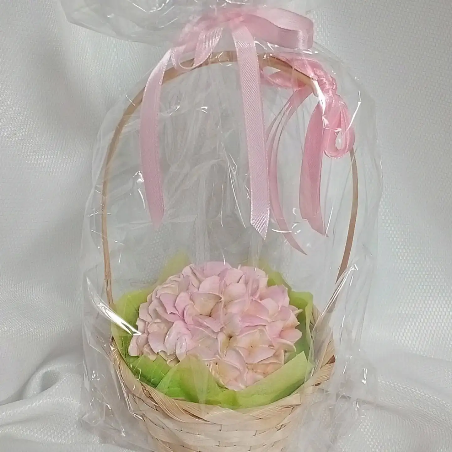 Корзиночка с гортензией