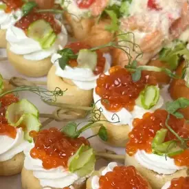 Блинчики с  икрой