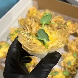 Корзиночки из теста фило с жульеном