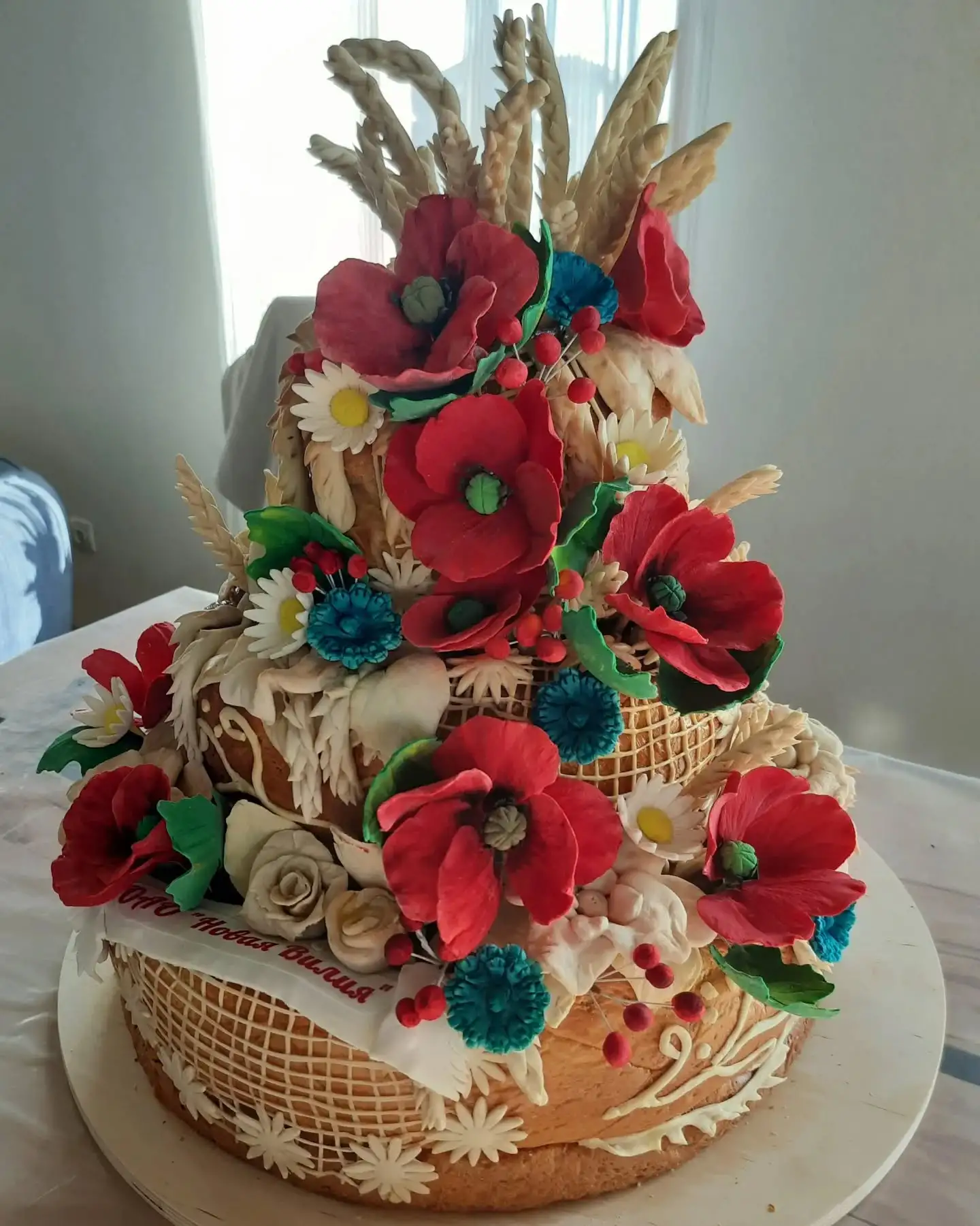 Каравай круглый двух-, трёхэтажный фото 2