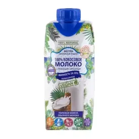 Кокосовое молоко «Азбука Продуктов», кулинарное, 16-19%, 0,33—1 л