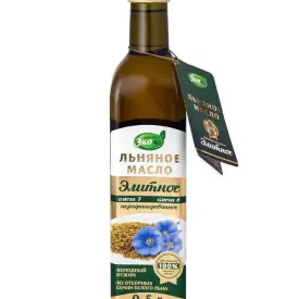 Масло льняное «Элитное» из семян белого льна