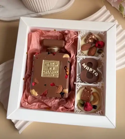 Шоколадный набор «Духи» к 8 марта