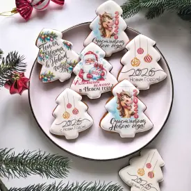 Пряник «Большая ёлочка», 11 см