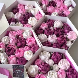 Коробочка «Шестигранник» с зефиром