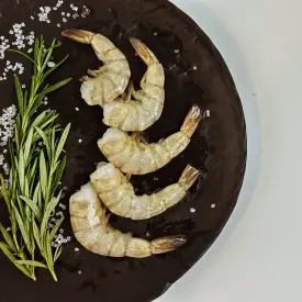 Креветки ваннамей 21/25 морож., без головы в панцире, 0.5 кг