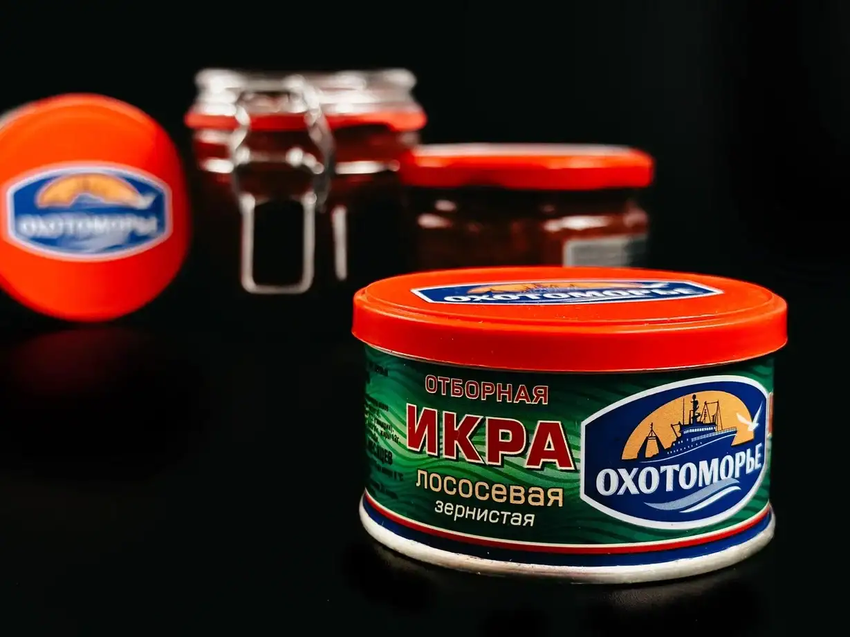 Икра горбуши «Охотоморье», 110 г фото 2