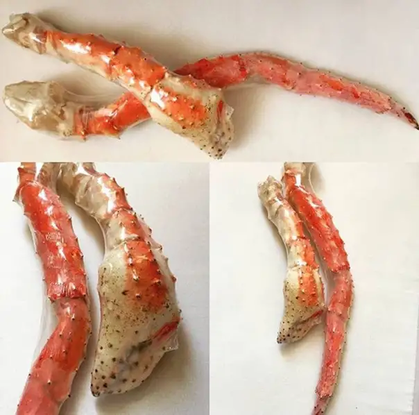 Конечности синего камчатского краба, варено-морож., лом