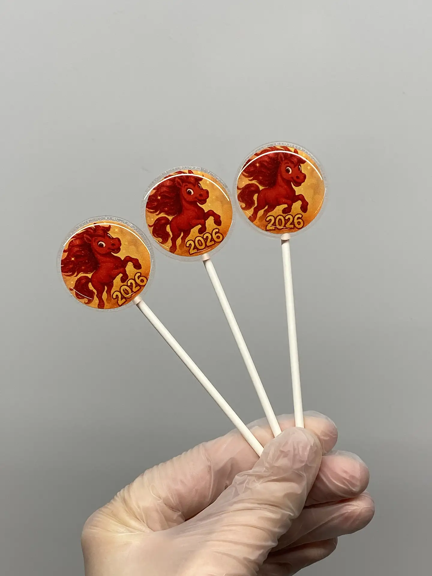 Леденцы 3,5 см с изображением внутри фото 5