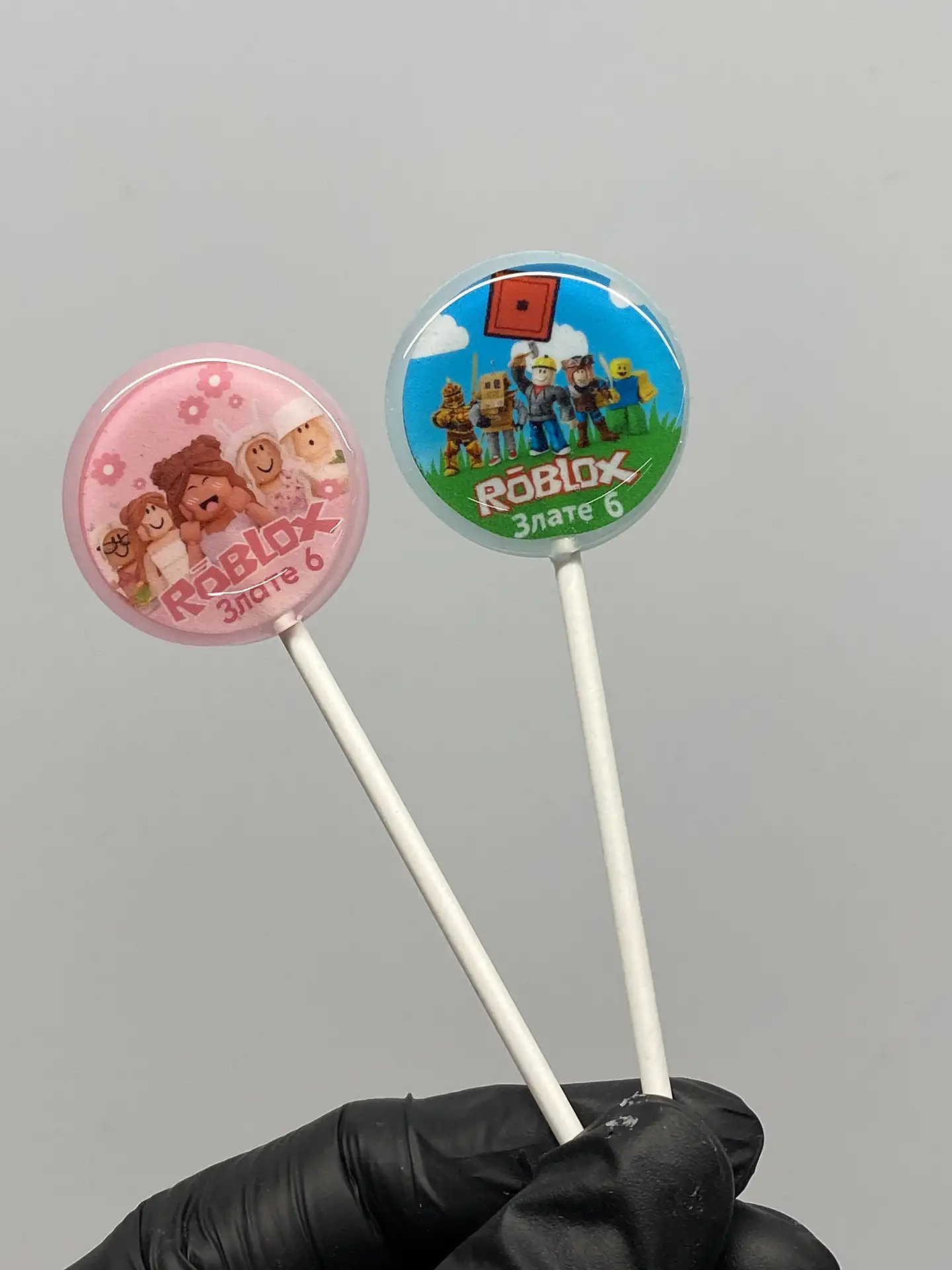 Леденцы 3,5 см с изображением внутри фото 6