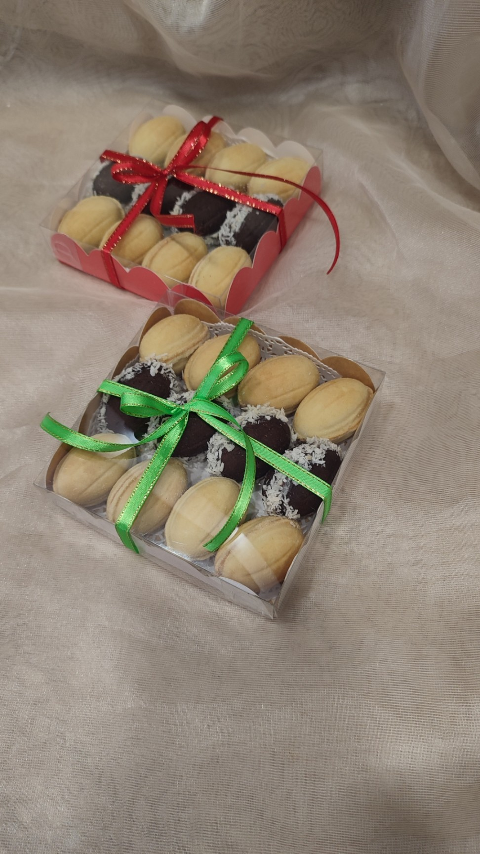 Печенье "Орешки" с начинкой фото 1