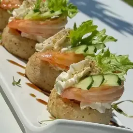 Блинчики с креветкой