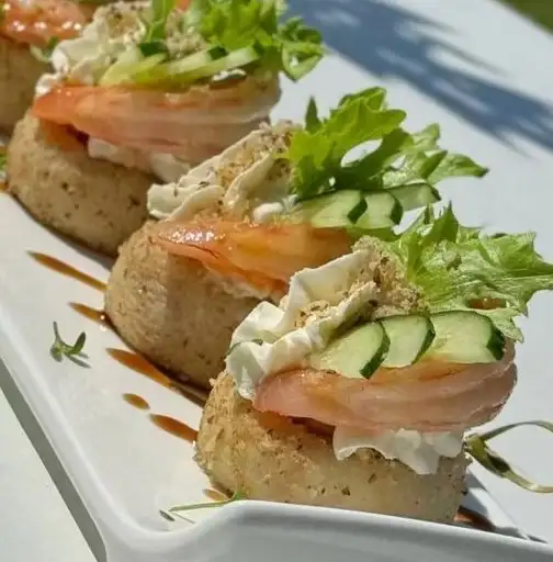 Блинчики с креветкой