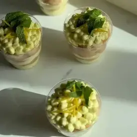 Лимоный десерт