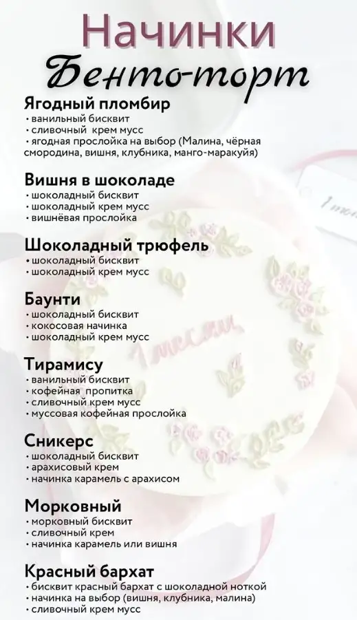 Бенто-торт S фото 3