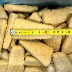 Треугольники из трески в панировке, 1кг.