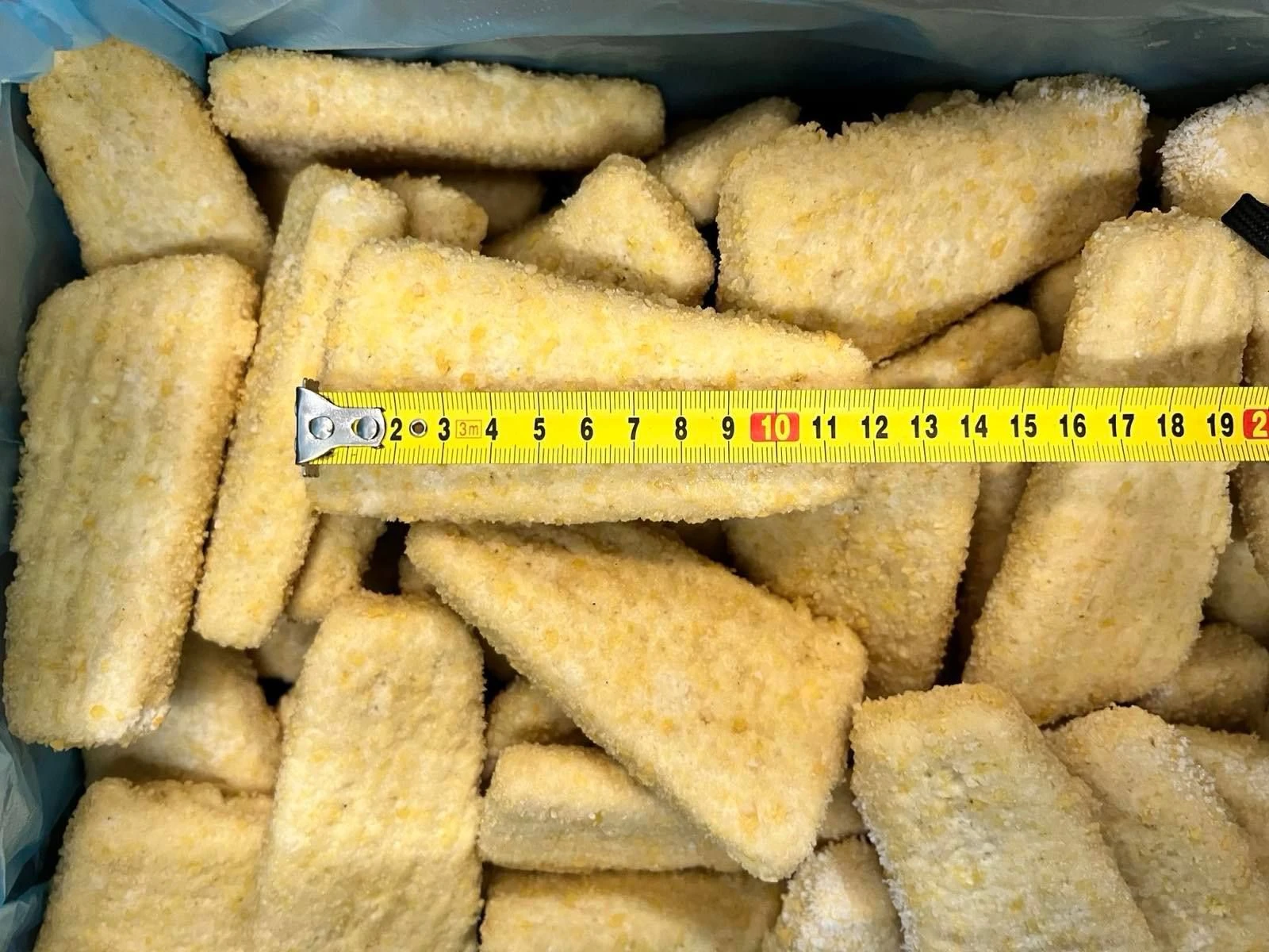 Треугольники из трески в панировке, 1кг.