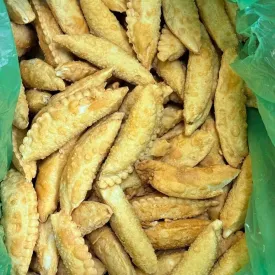 Чебуреки из трески обжаренные, 1кг.