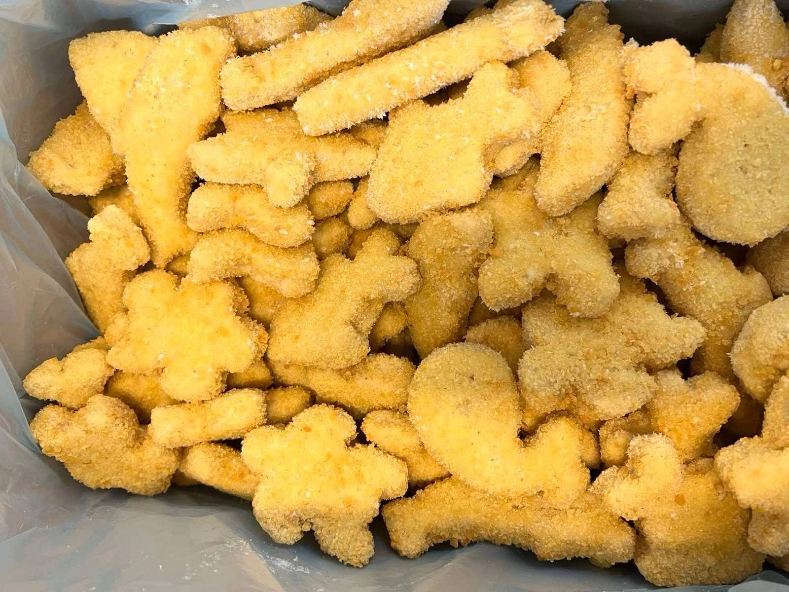 Рыбные фигурки в панировке, 1кг.