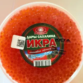 Икра кеты, 500гр.