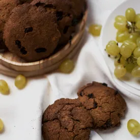 Печенье ржаное цельнозерновое на закваске (изюм), 1 кг